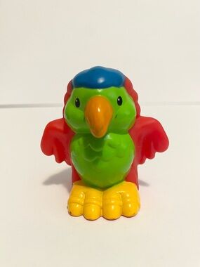 Little People Red Parrot Bird Pirate Ship Animal Figure Zoo Train Toy 4/$20🛑
